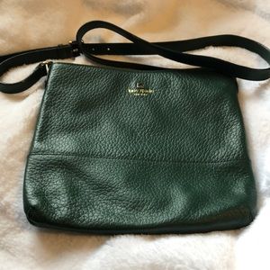 kate spade crossbody green pepper leather